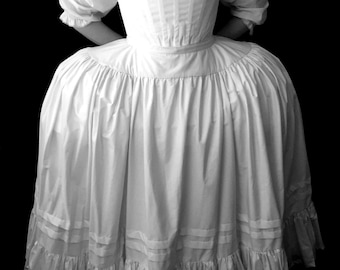 Enagua de talla grande del siglo XVIII de María Antonieta, falda de alforja de ropa interior histórica, disfraz histórico de cosplay del Baile de Máscaras de Versalles