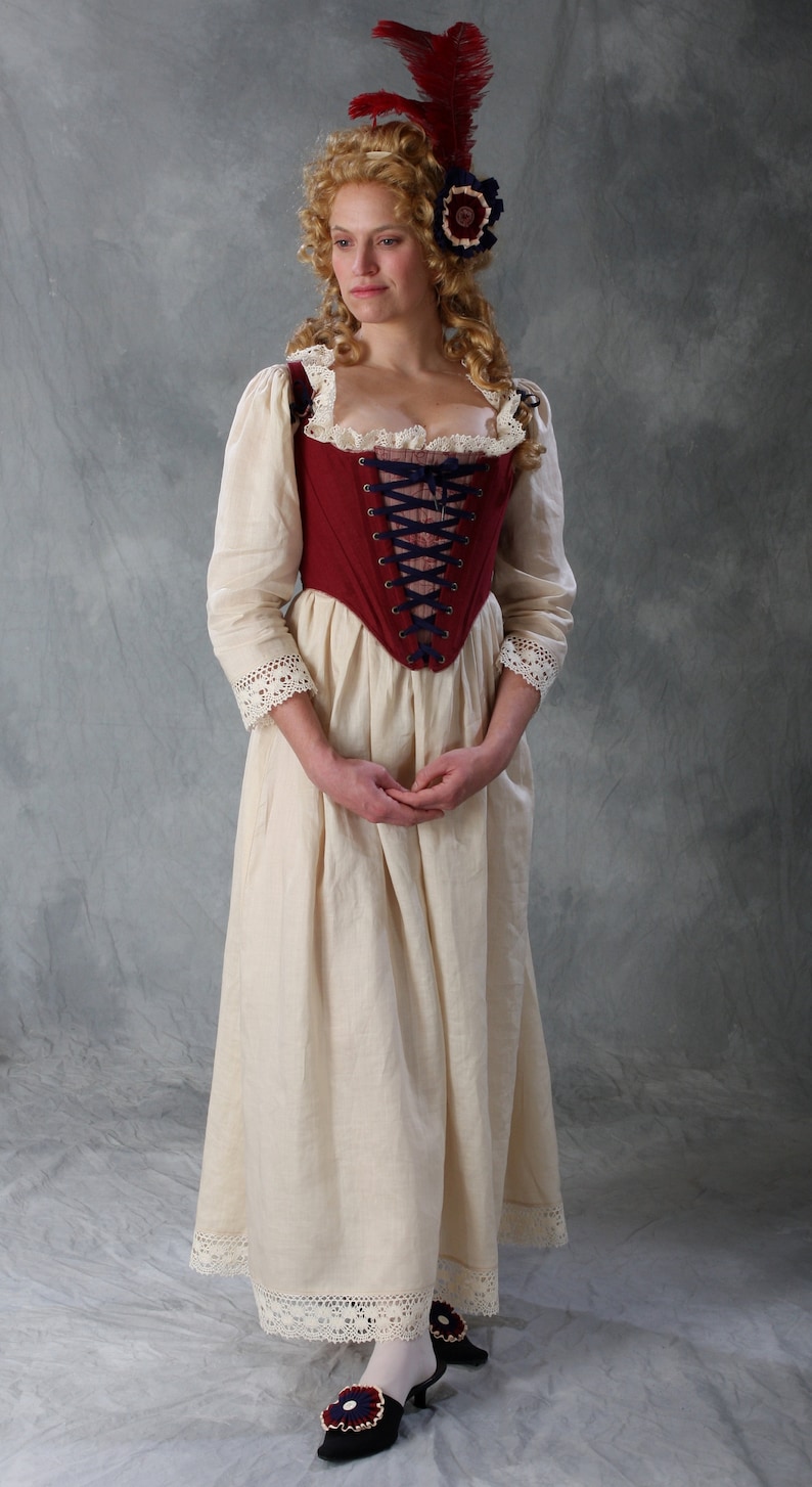 18th century style corset