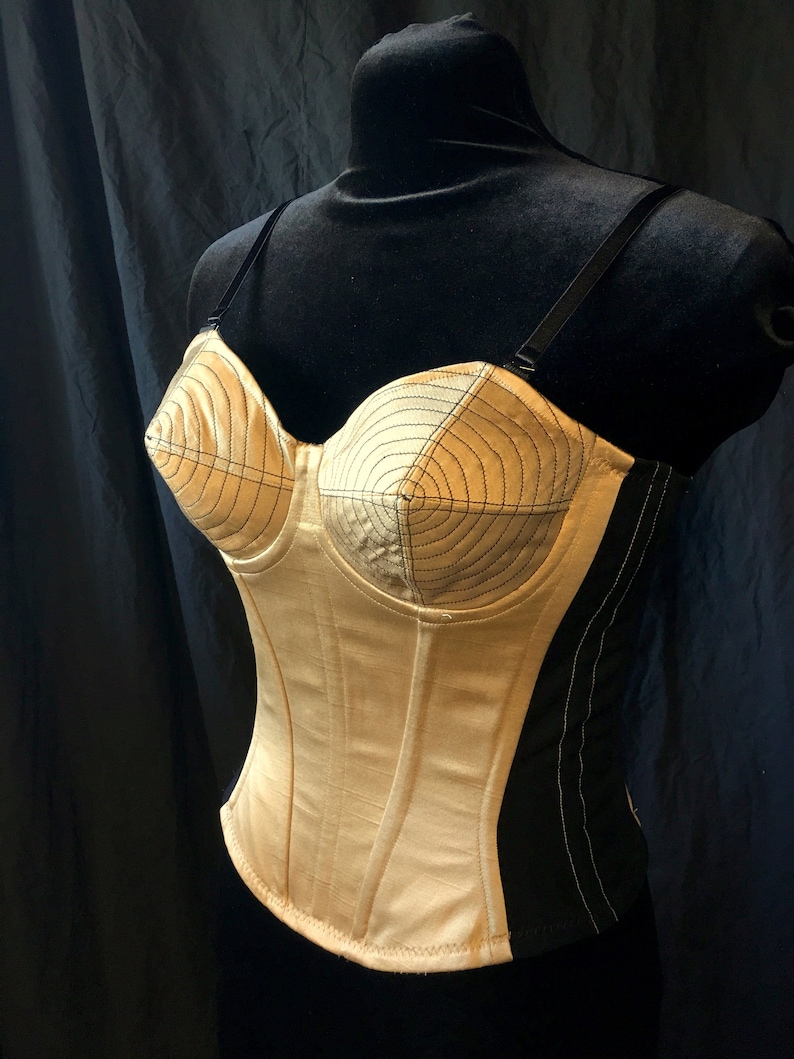 Retro Pinup 1950's Bullet Bra Merry Widow Corset ready to Etsy