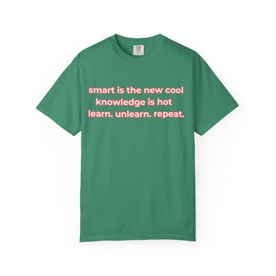 Smart is the New Cool T-Shirt, Perfect Gift for Students, Educational Apparel, Trendy Everyday Wear, Motivational Tee