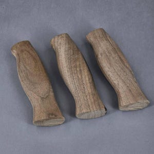 Non finito - Manico per coltello Manico in noce Grezzo per coltello Legno esotico, Manico per utensile Coltello per lavorazione del legno