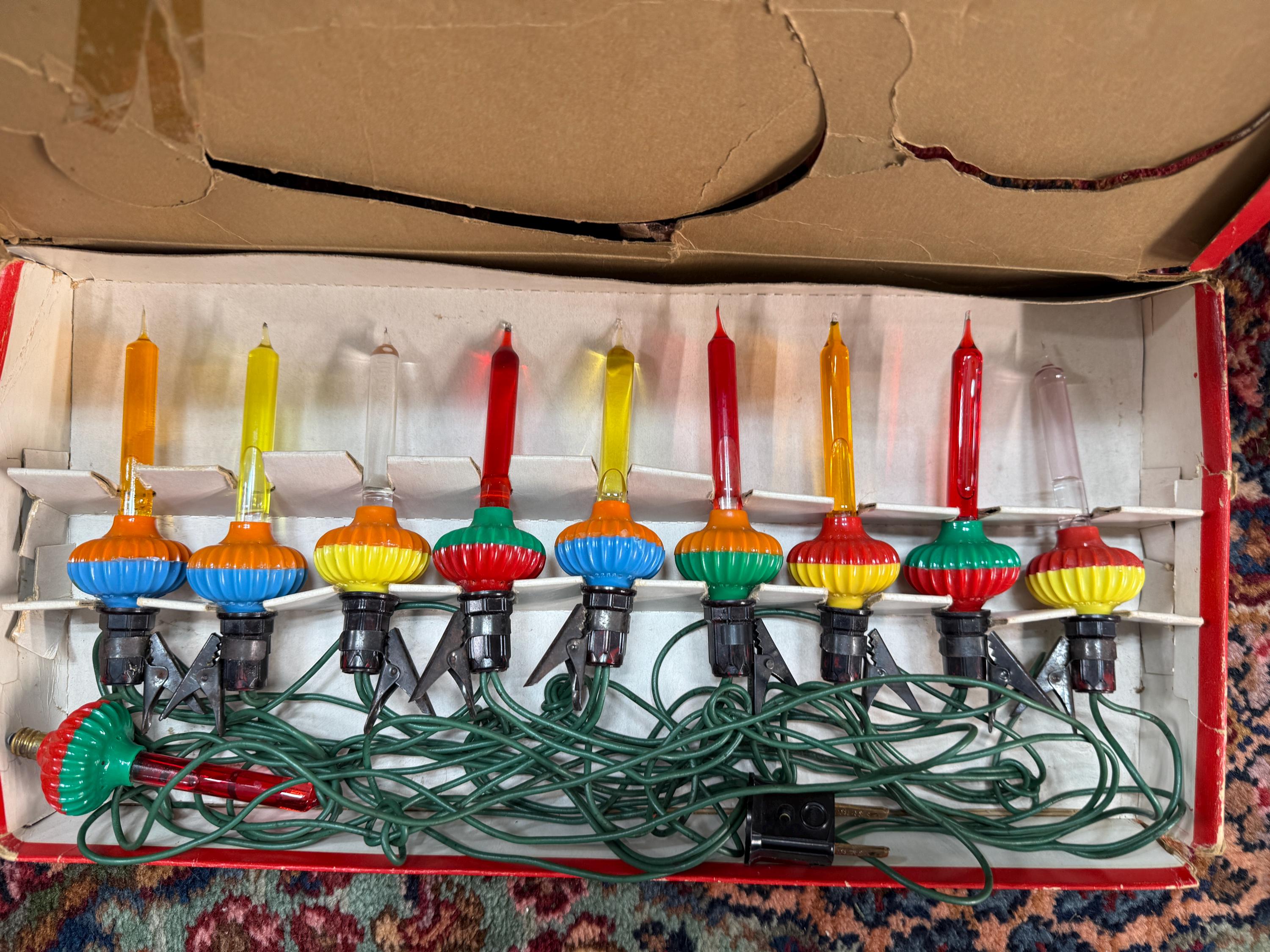 1940s Christmas Bubble Lights - Etsy