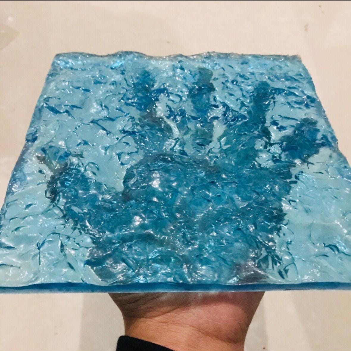 Resin Splash Water Sea Epoxy Resin Coaster,custom Epoxy Resin Micro Landscape ...