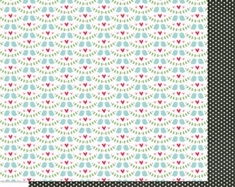 Peace Joy Love Paper Carol, Lawn Fawn Peace Joy Love, Lawn Fawn Carol, Retired Lawn Fawn, Double Sided Scrapbook Paper,