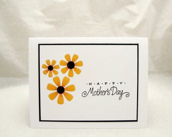 Mother's Day Card, Floral Mother's Day Card, Black Eyed Susan Mother's Day Card, Happy Mother's Day Bouquet