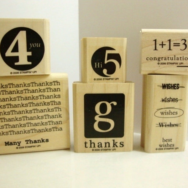 Play On Words Rubber Stamp Set by Stampin Up