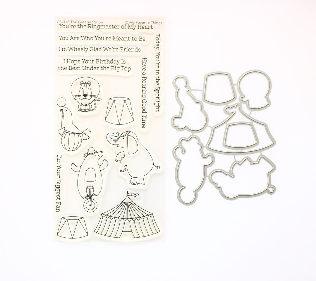 The Greatest Show Stamp Set, My Favorite Things the Greatest Show Stamp ...