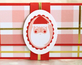 Santa Money Holder, Money Holder, Money Wallet, Money Envelope, Gift Certificate Holder, Christmas Money Envelope, Gift Card Holder,