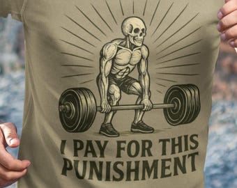 T-shirt unisex vintage per allenamento di powerlifting, maglietta fitness con umorismo nero, maglietta con scheletro per stacco da terra, maglietta con record personali in palestra, maglietta Workout Junkie, allenamento HIIT