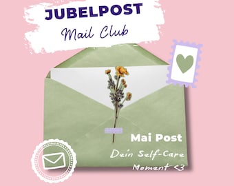 Snail Mail Briefclub | Postkarten & Sticker | Geschenk für Freundin | Scrapbooking | Papeterie | Überraschungspost | Journaling Self-Care