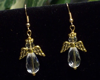 Pendientes de cristal angel