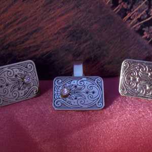 Vintage Jugando Tarjeta Cuff Enlaces y Tie Tac Set