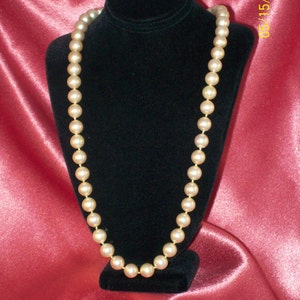 Vintage Champagne Glass Pearl Necklace