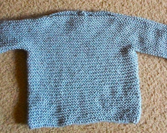 Baby Sweater - Hand Knitted Sweater for 3–6-month Baby Boy