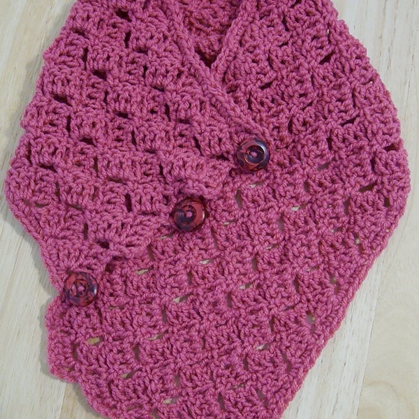 Scarf - Chunky Neckwarmer in Dark Pink