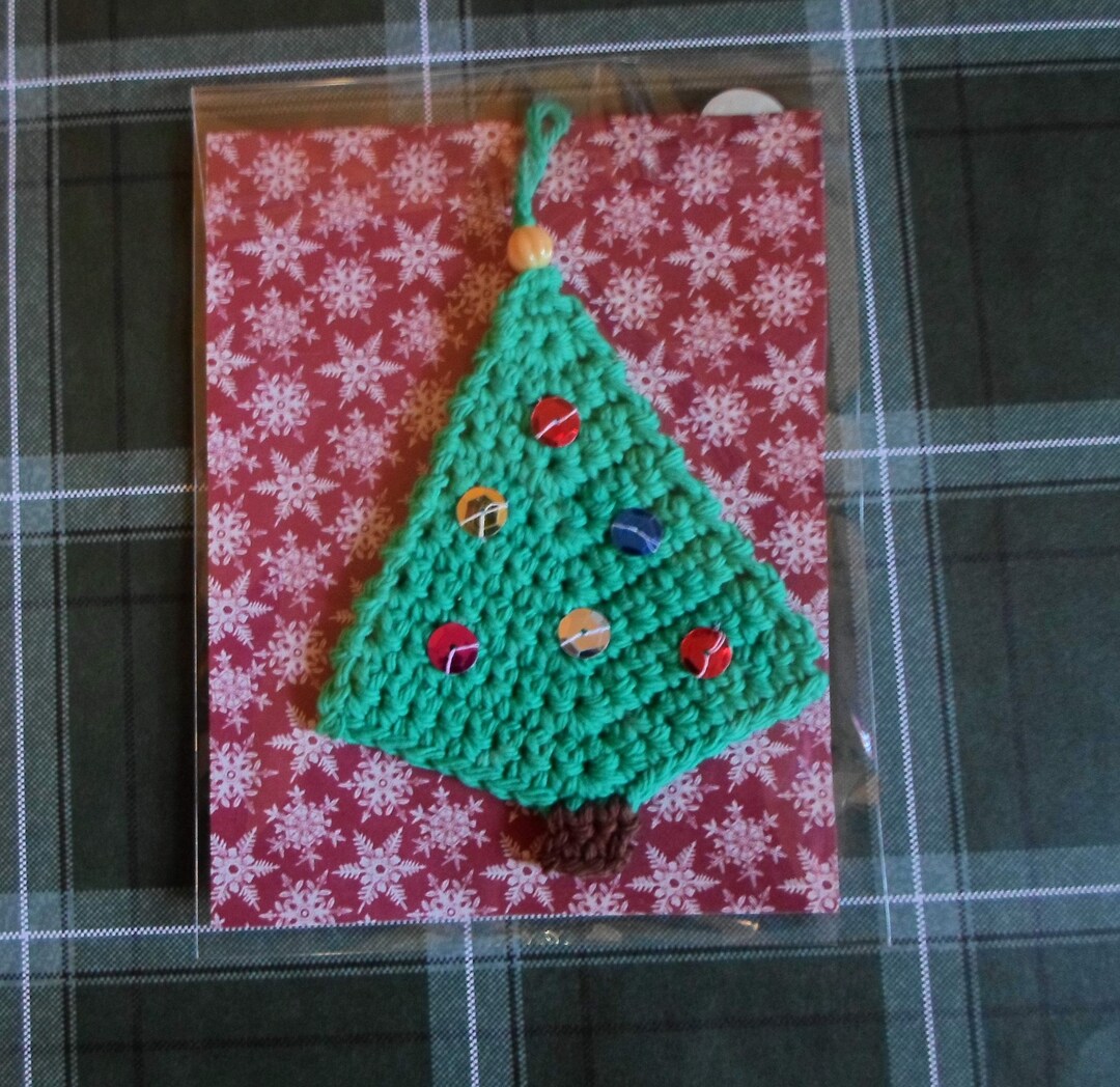 Crochet Christmas Tree Ornaments Little Christmas Tree to Hang on Your Christmas Tree Etsy