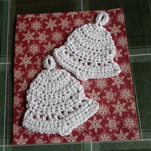 Christmas Ornaments - Christmas Bells - Crochet Bells