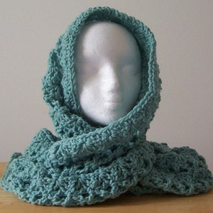 Scarf - Crochet Wrap - Large Shawl - Lace Pattern - Great for Summer Evenings or Anytime