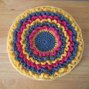 Coaster - Crochet Coaster or Potholder - Great as Table decoration