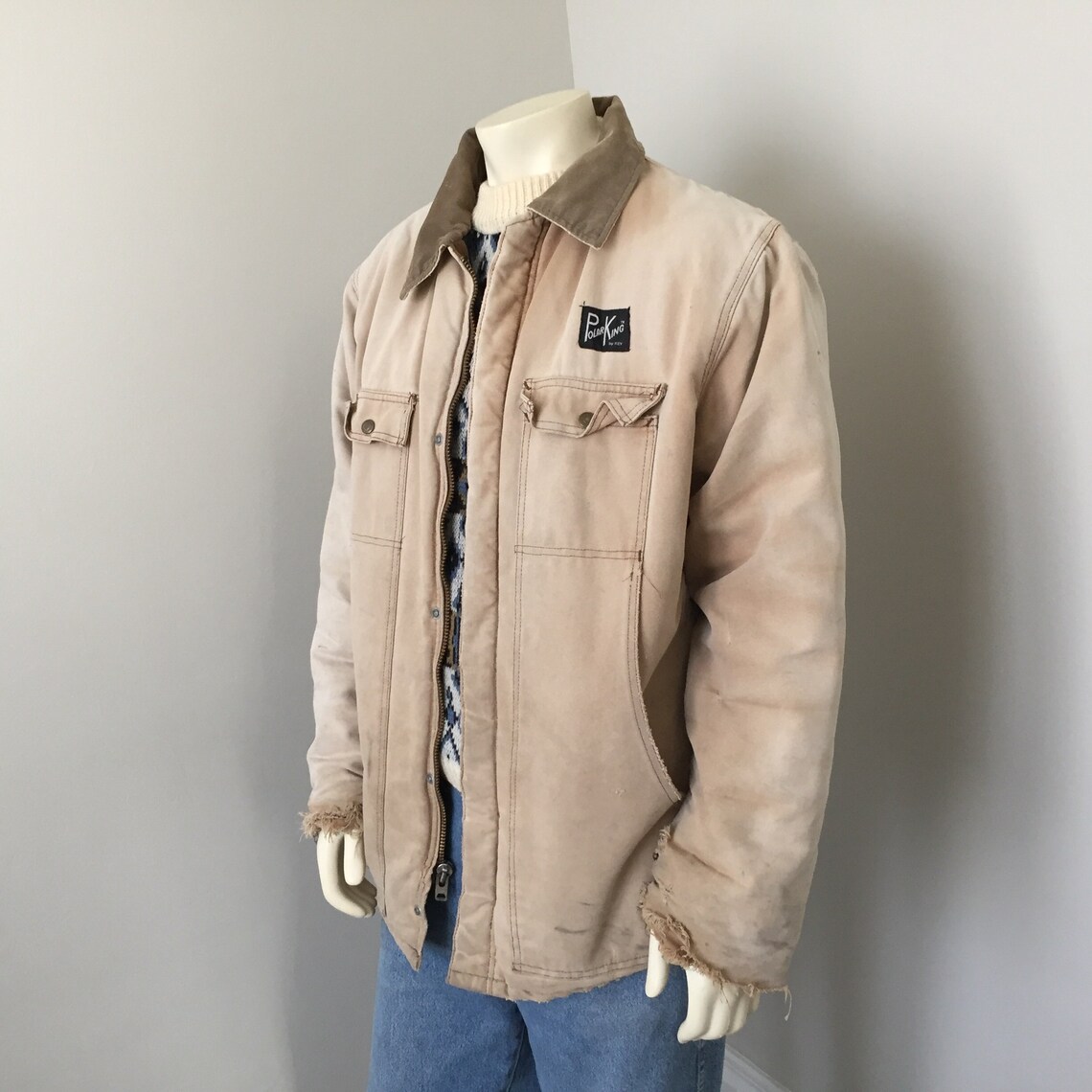 Vintage 1960s Polar King by Key Workwear Farm Ranch Chore Coat Etsy