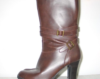 Vintage y2k Candies Brown Ankle Boots Booties