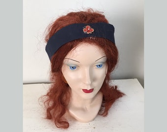 Vintage Long Red Hair Wig Tied Back Pirate Fortune Teller Gypsy Ren Faire Halloween Cosplay VFG