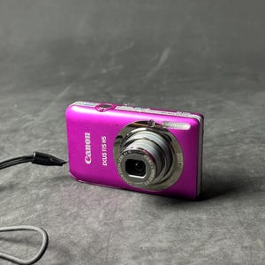 Canon IXUS 115 HS Pink – 12.1MP Digital Camera, Full HD, Compact Point and Shoot – Tested and Working