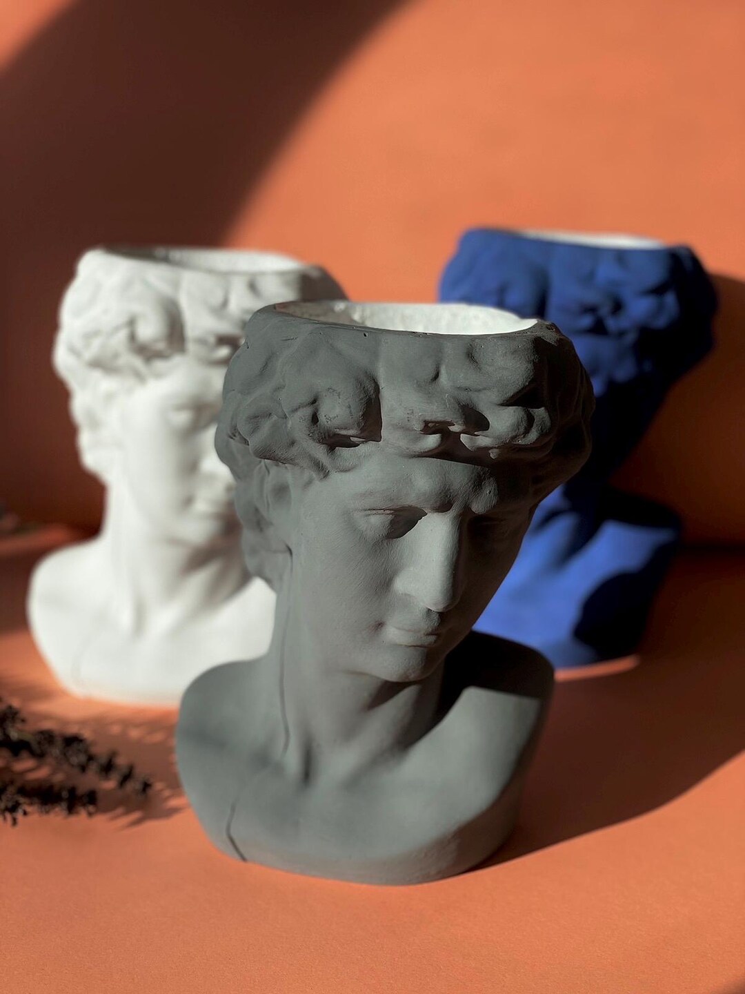 David Bust Plant Pot - Etsy