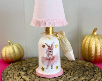 Girls Pink Bunny Nightlight