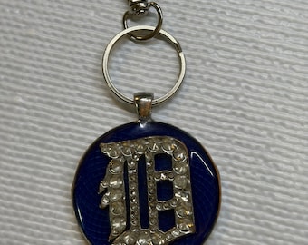 Detroit D Handcrafted Keychain