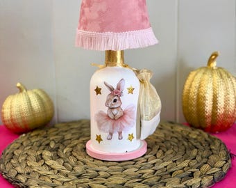 Girls Pink Bunny Nightlight