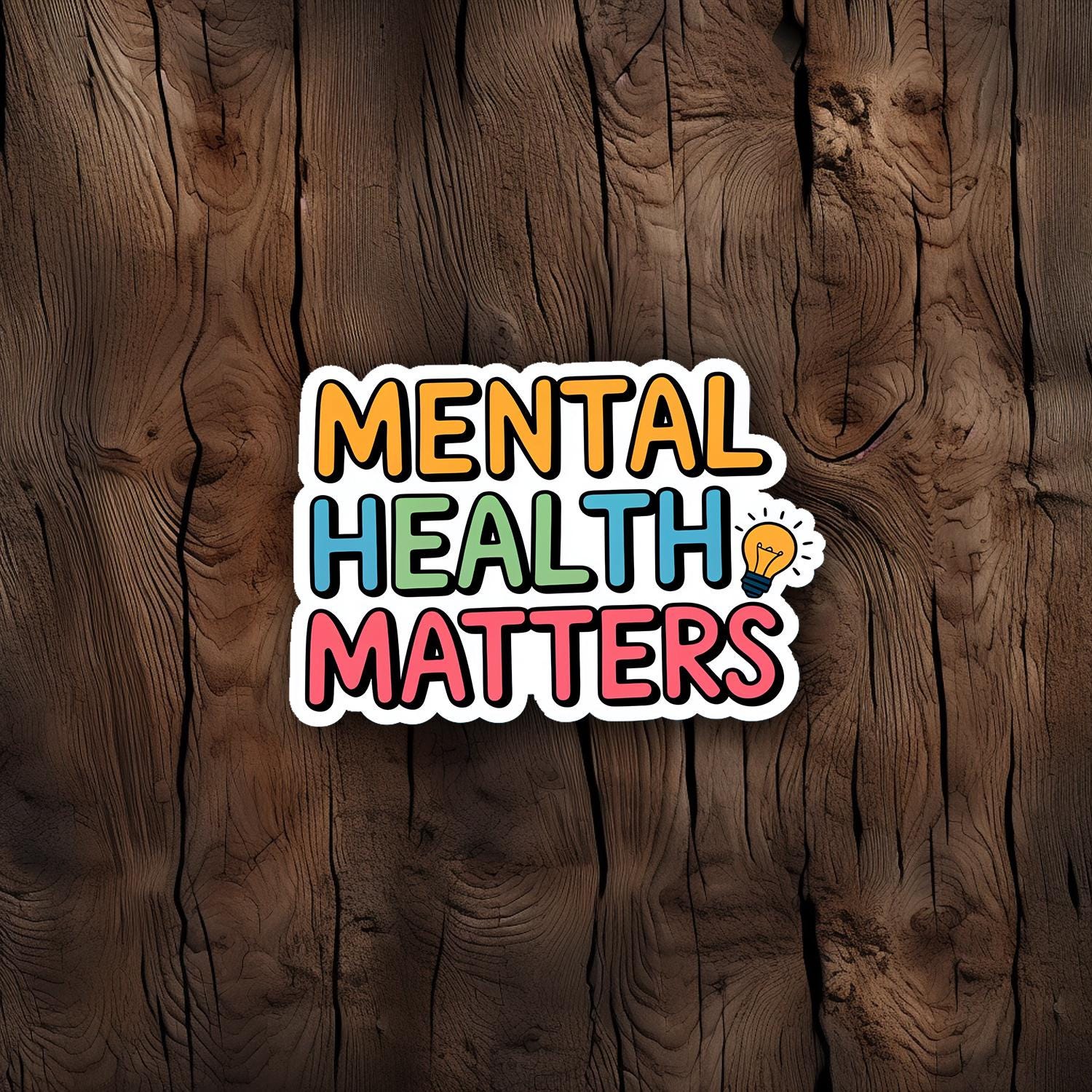 Mental Health Matters Sticker: Inspirational Vinyl Decal - Etsy