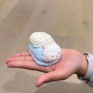 Bunny boots Taba squishy tabs squishiy toy, asmr stress relief toy slime ball fidget toy cute animal soft plush for kids gift for girl
