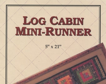 Log Cabin Mini Runner - Pattern