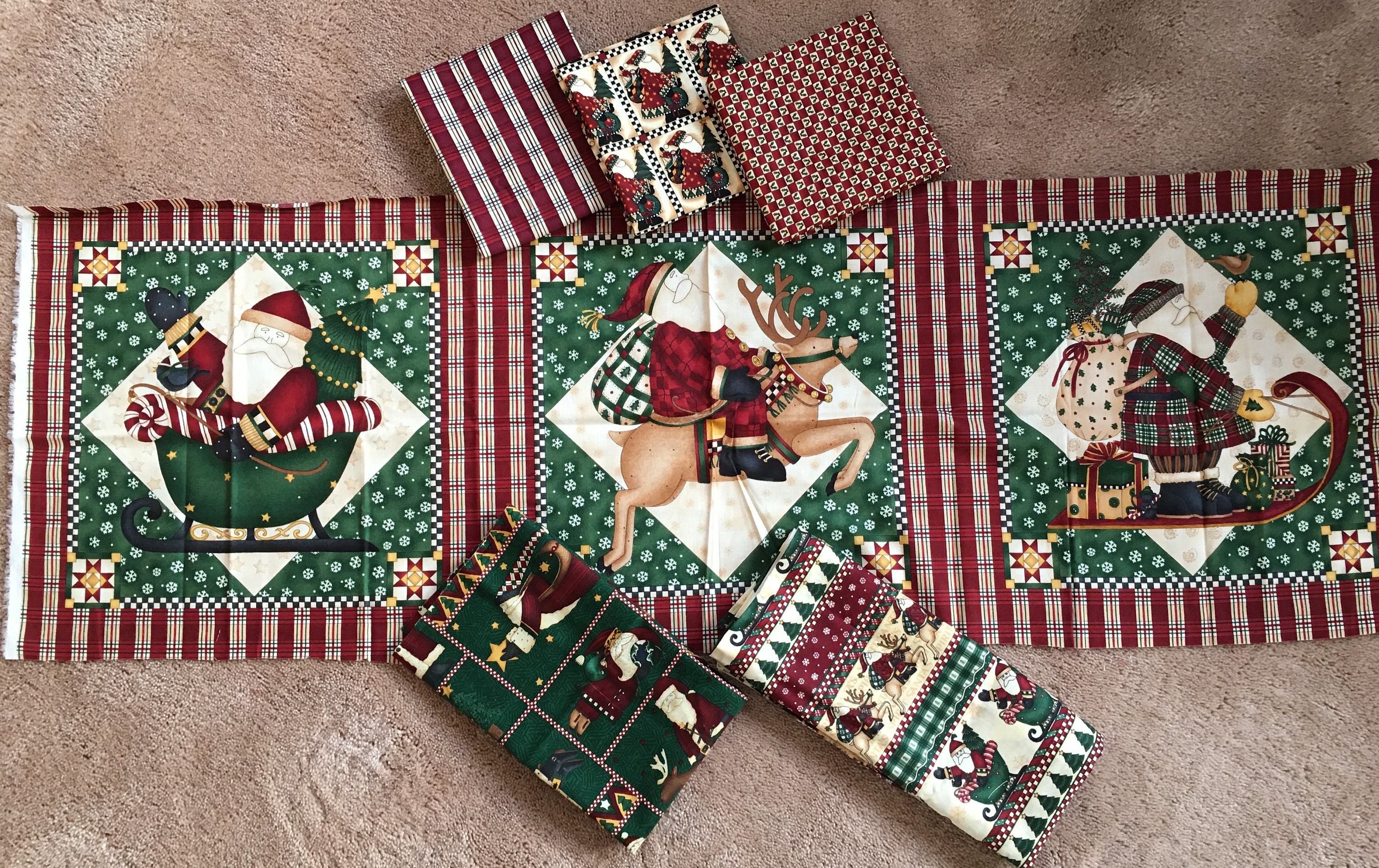 Christmas Fabric - Debbie Mumm - Etsy