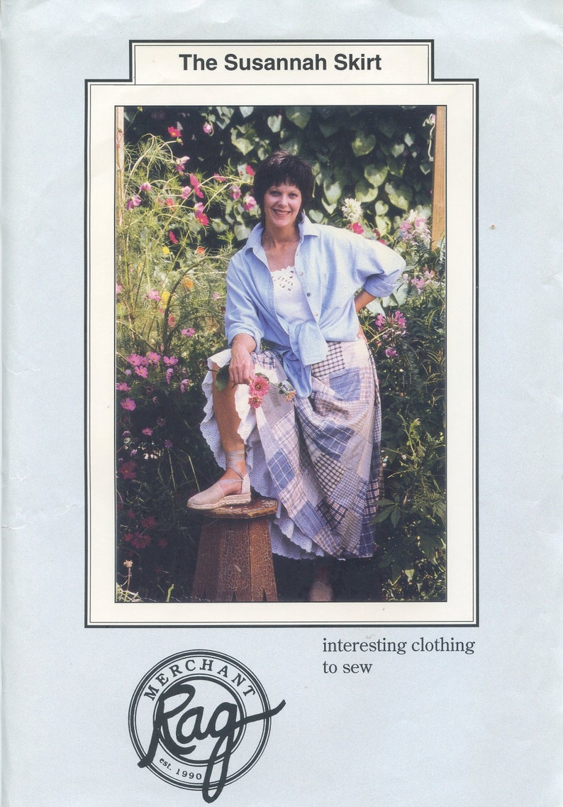 Susannah Skirt Pattern: Patchwork Design (Sizes 33.5-46) bild 1