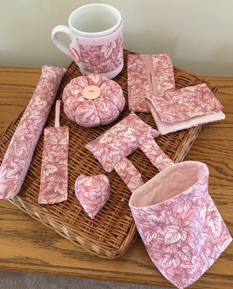 Pincushion / Thread Catcher With Accessories Etsy