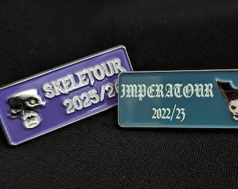 Ghost Band Tour 1.5" Enamel Ritual Pins Skeletour Imperatour