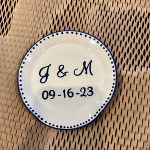 Personalized Spoon Rest: Hand-Painted Stoneware Pottery Kitchen Decor