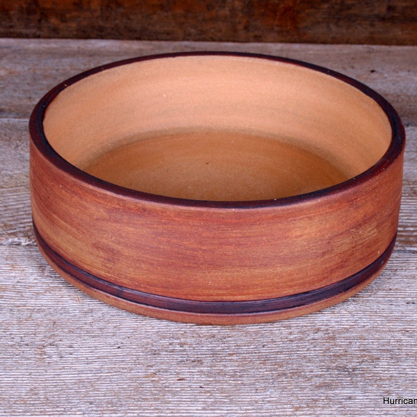 Wine Coaster with Rustic Leather Look. Earthy Hand Thrown Ceramic Wine Coaster, Barware for Entertaining - Made to Order
