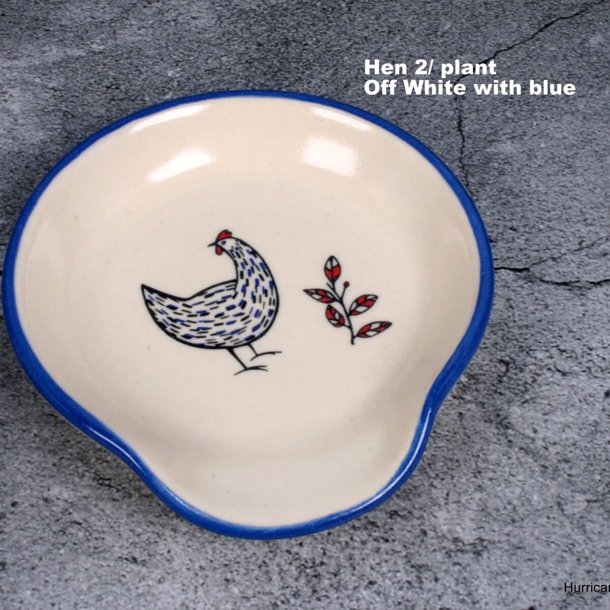 Chicken Hen Spoon Rest for Coffee or Teaspoon Ceramic Handmade Pottery Made to Order - Etsy