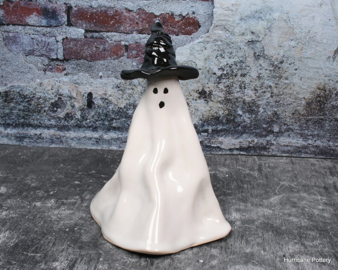 Tall Ceramic Ghosts RTS. Handmade Haunted Halloween Etsy
