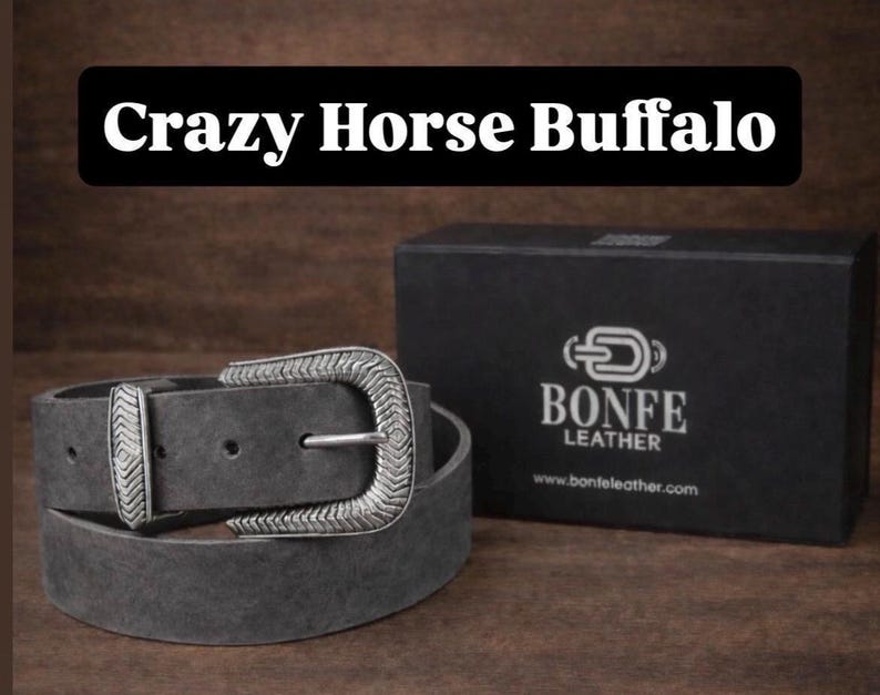 Southwestern Sterling Ranger B Turquoise Belt Buckle – Handmade Cowgirl Western Leather Belt image 15