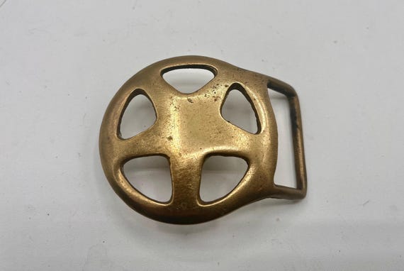 Vintage Belt Buckle Texas Ranger Star 1970s, Optional Belt