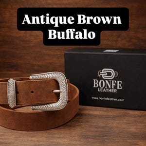 Southwestern Sterling Ranger B Turquoise Belt Buckle – Handmade Cowgirl Western Leather Belt image 19