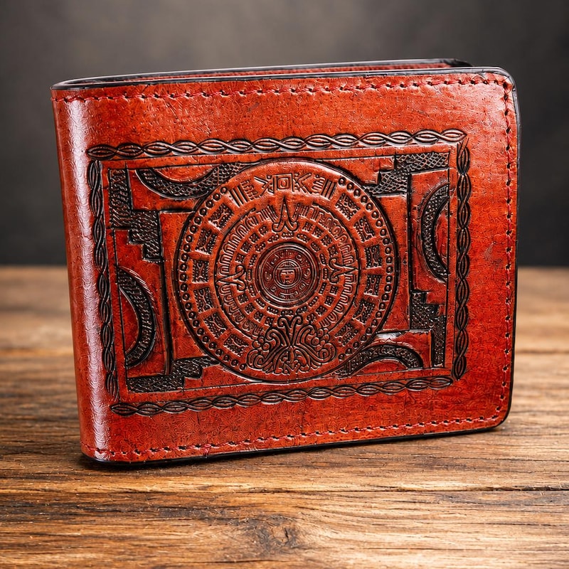 Aztec Mexican Wallet Men - Etsy