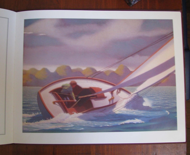 Illutrated book The Wreck of the Zephyr Etsy