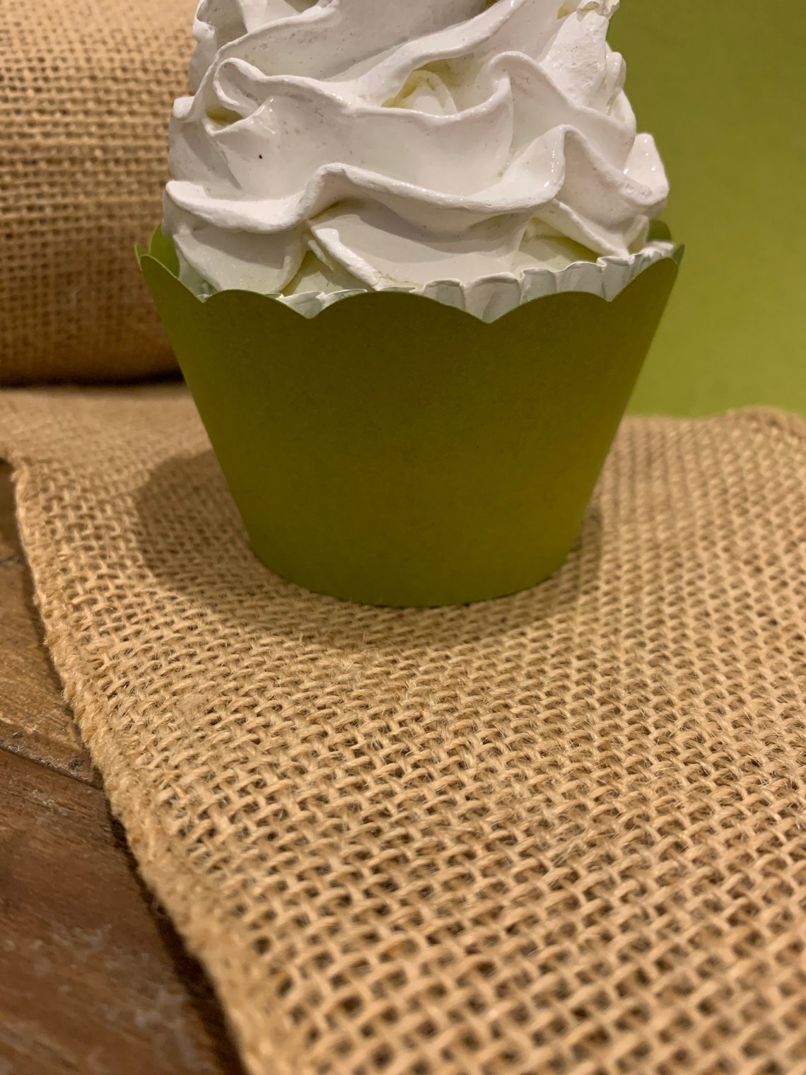 Olive Green Cupcake Wrappers Sage Army Green Sale Etsy