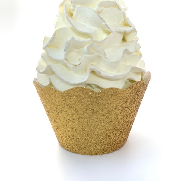 Gold Cupcake Liners Etsy