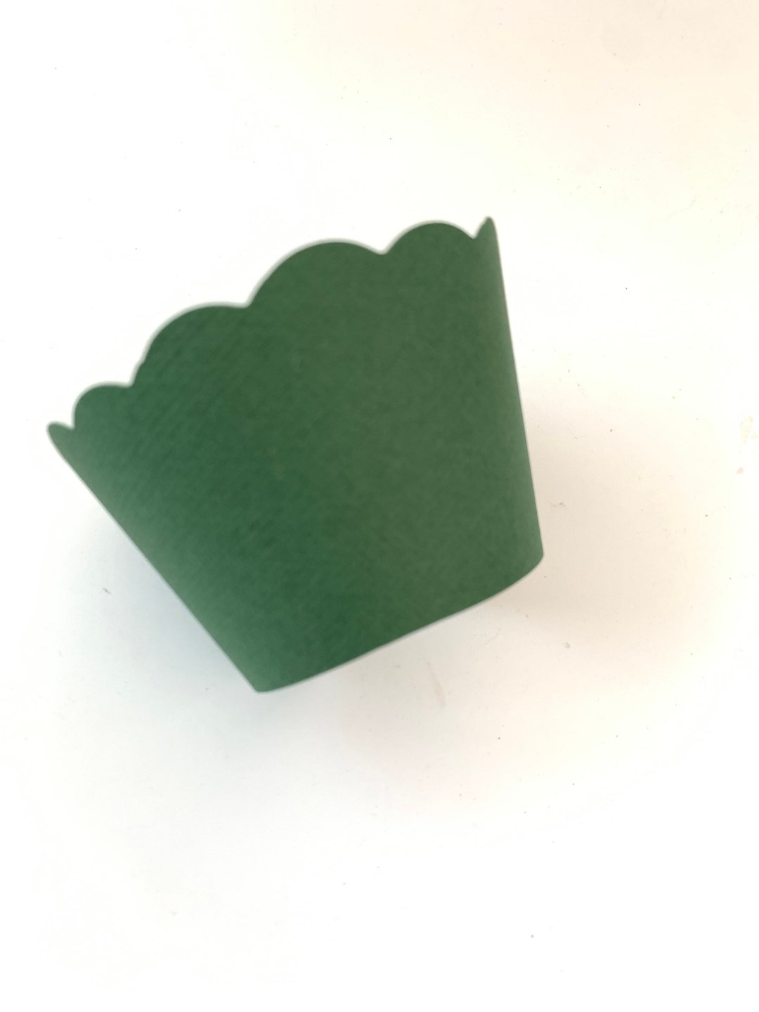 Hunter Green Cupcake Wrappers, Dark Green, Greenery Etsy